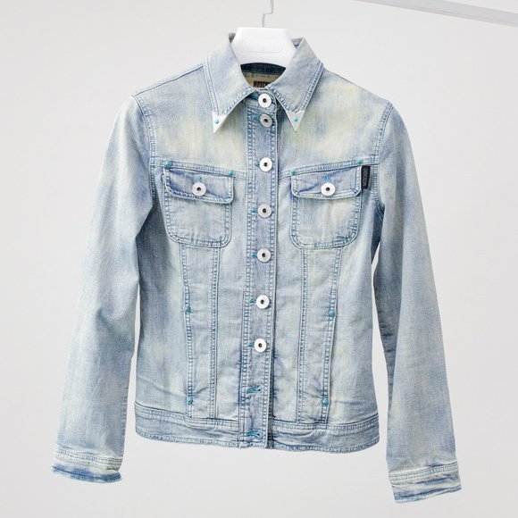 Moschino Jeans Western Accent Denim Jacket - Picture 2 of 11